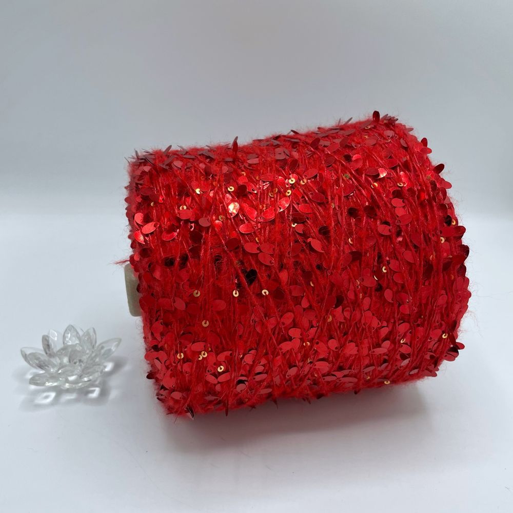 Пайетки FILATI ITALIANA 51% каплевидные пайетки 15% альпака 8% хлопок 26% полиаимд