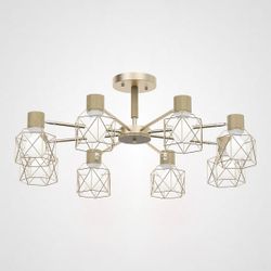 Потолочная Люстра Corf B3 Champagne 8 Lamps By Imperiumloft