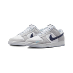 Кроссовки Nike Dunk Low Mini Swoosh - Football Grey Midnight Navy