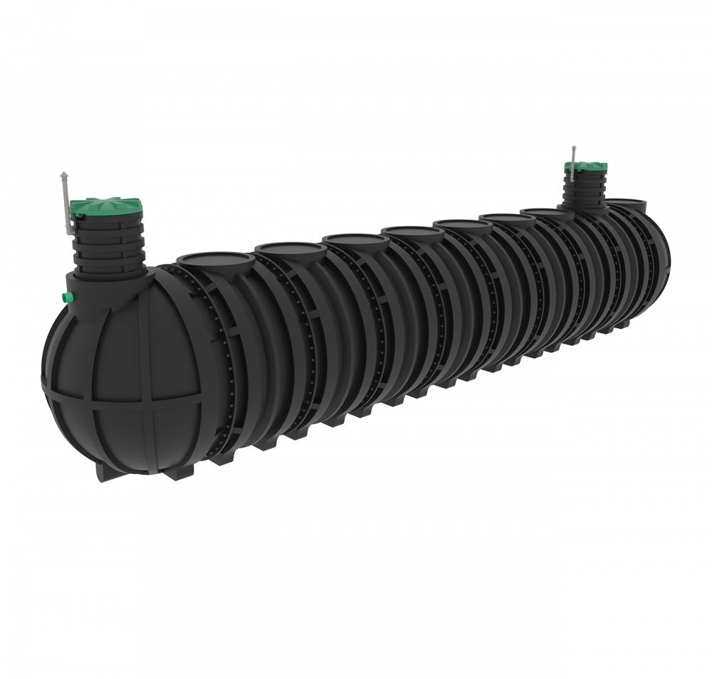 Пескоуловитель Мультпласт 50000 л.(12710x2400x2400см;1815кг;) - арт.561620