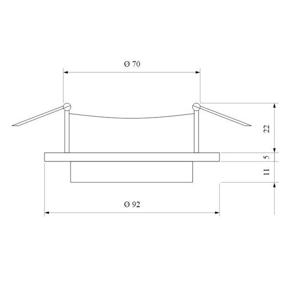 Встраиваемый светильник Elektrostandard 116 MR16 белый a055670