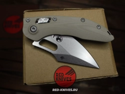 Нож Microtech Stitch Ram-Lok - рукоять песочный G10, клинок стоунвош RK-457