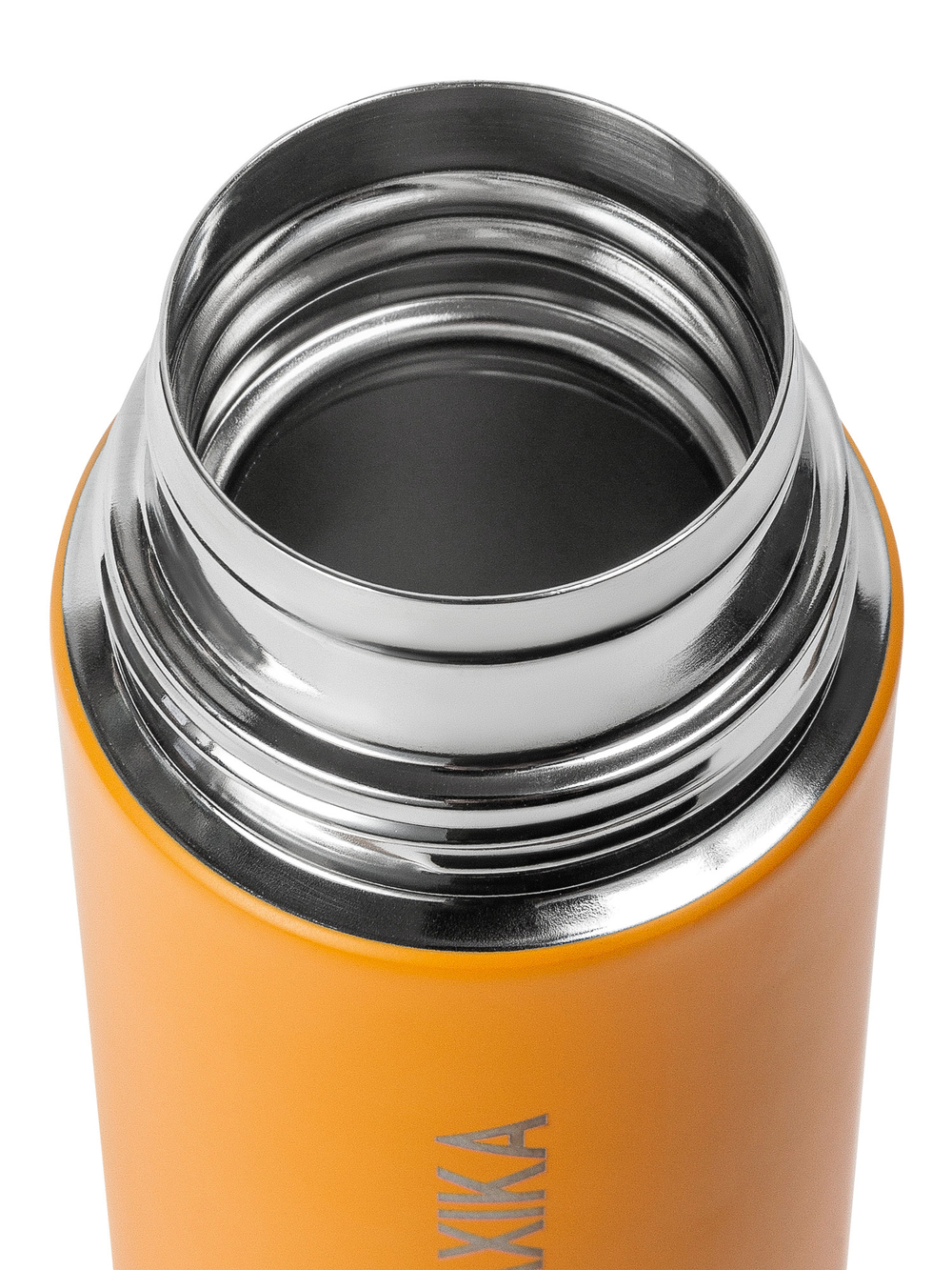 Термос Relaxika 101 (0,35 литра), желтый (стикерпак "Морской")