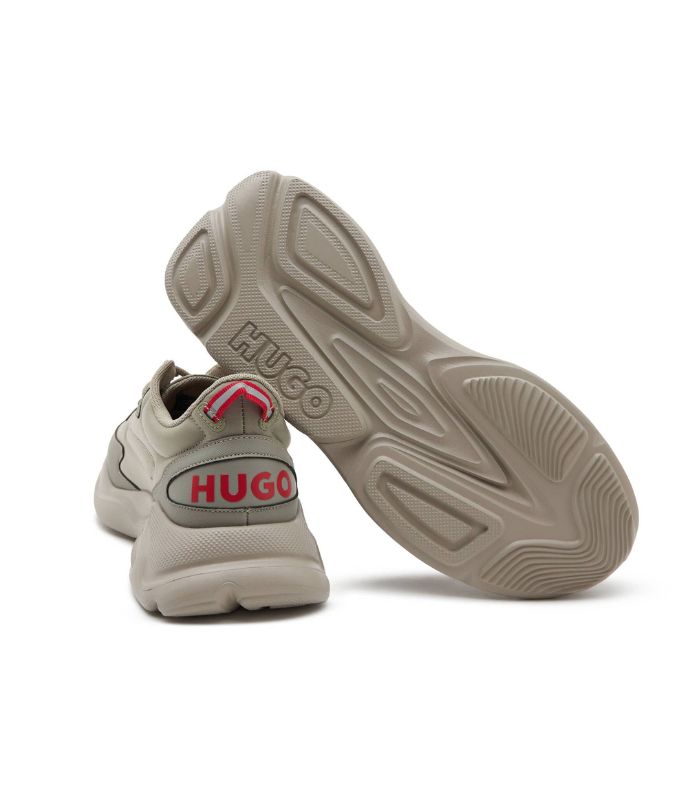 Кроссовки Leon_Runn_nypu_N HUGO - бежевый(50504799)