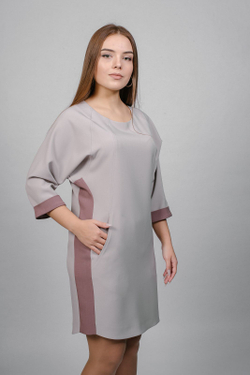 Платье-туника Mila Bezgerts 3066АП, цвет Серый, размер 46-164
