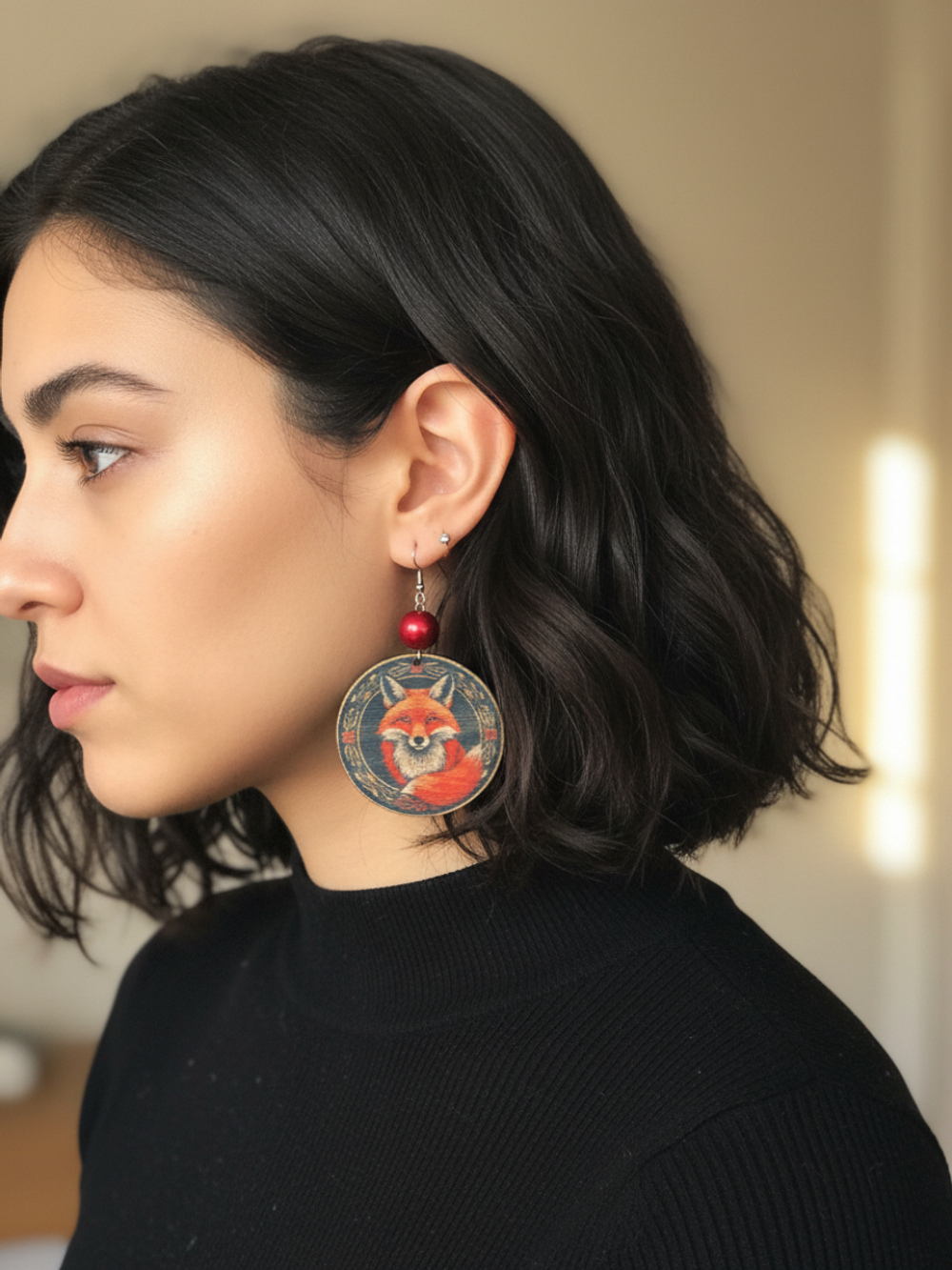 Серьги Лиса