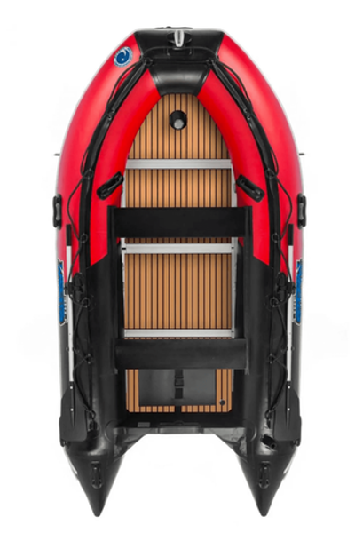 Лодка ПВХ STORMLINE Flexiteek 310 (черно-зеленая/красно-черная)