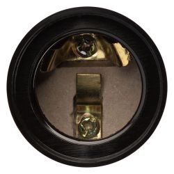 Патрон ЭРА Е27 подвесной бакелит черный без наклейки групповая упаковка 50 шт