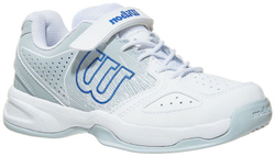 детские Кроссовки теннисные Wilson Kaos KID - white/pearl blue/dazzling blue