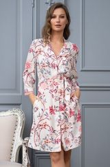 Рубашка-Халат на пуговицах Mia-Mella PARADISE 6407