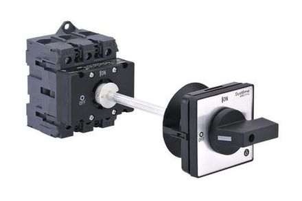 Выключатель-разъединитель 3п 100А IP20 с черн. выносн. рукоят. на дин-рейке/плате SE MSD100340B