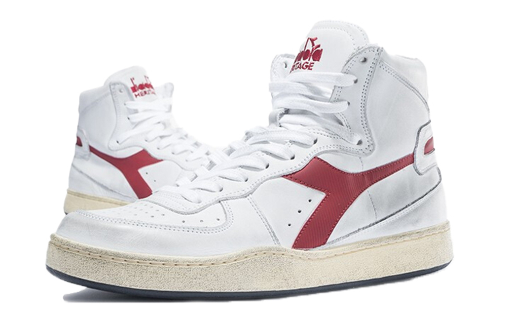 diadora Mi Basket Used "White Garnet"