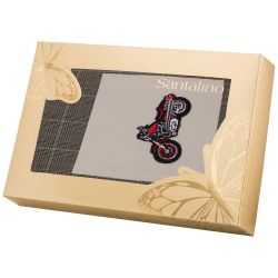 ФАРТУК МАЛЕНЬКИЙ ДЕКОРАТИВНЫЙ "ИСТИННЫЙ ДЖЕНТЛЬМЕН" ,СЕРЫЙ, 50%Х/Б 50%ПЭ