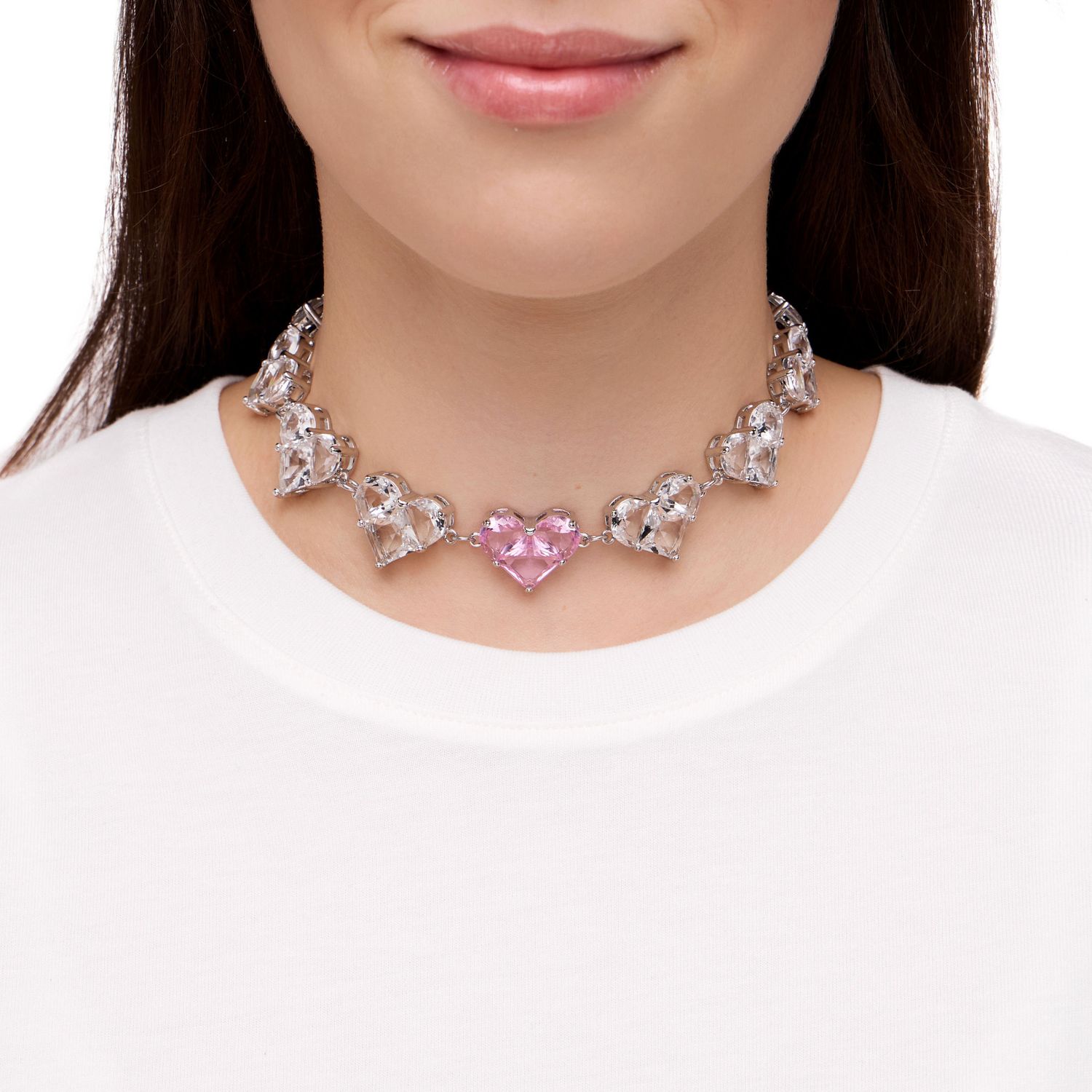 Колье Hefty Heart Chain Necklace – Silver