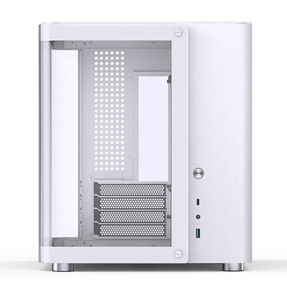 Корпус JONSBO TK-1, mini-ITX, micro-ATX, ATX, белый (без БП)