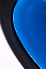 Вибростимулятор простаты с подогревом (Цвет: черный с синим)