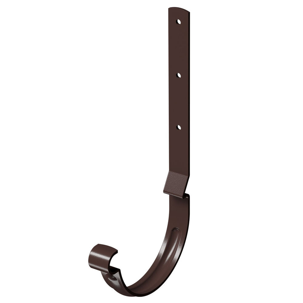 Кронштейн желоба Docke Stal Premium PVKD-1050 D125/90 мм длинный шоколад