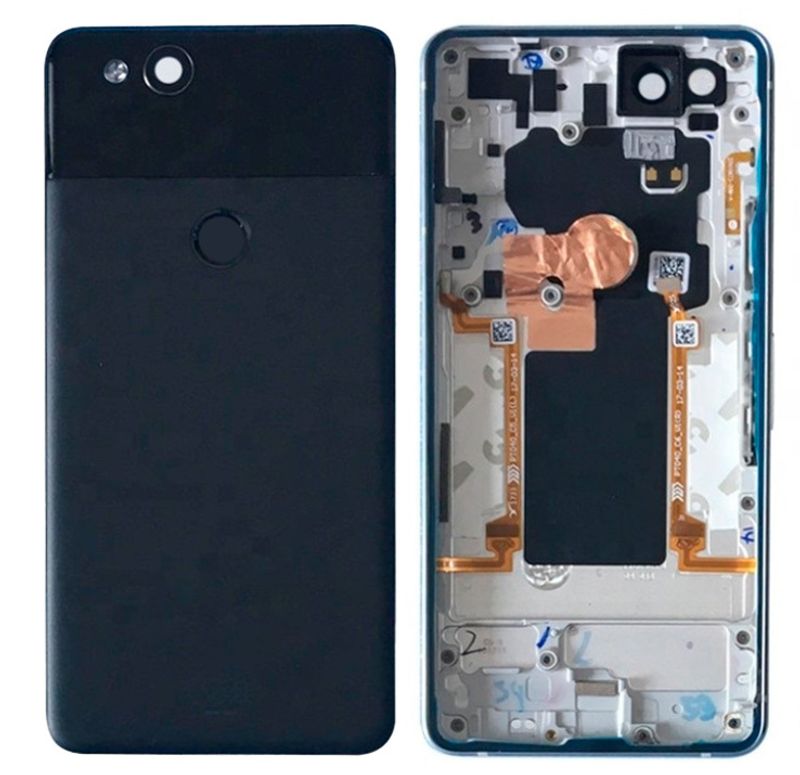 Задняя крышка для Google Pixel 2 черная (Just Black)