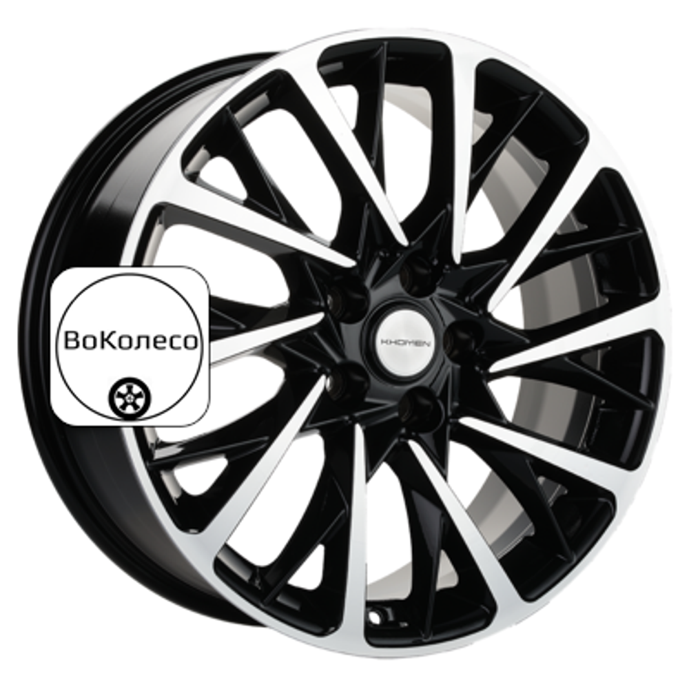 7,5x18/5x108 ET40 D60,1 KHW1804 (Chery Tiggo) Black-FP Khomen Wheels