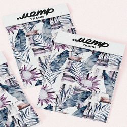 Ткань кулирная гладь захватывающая красота яркого цветения