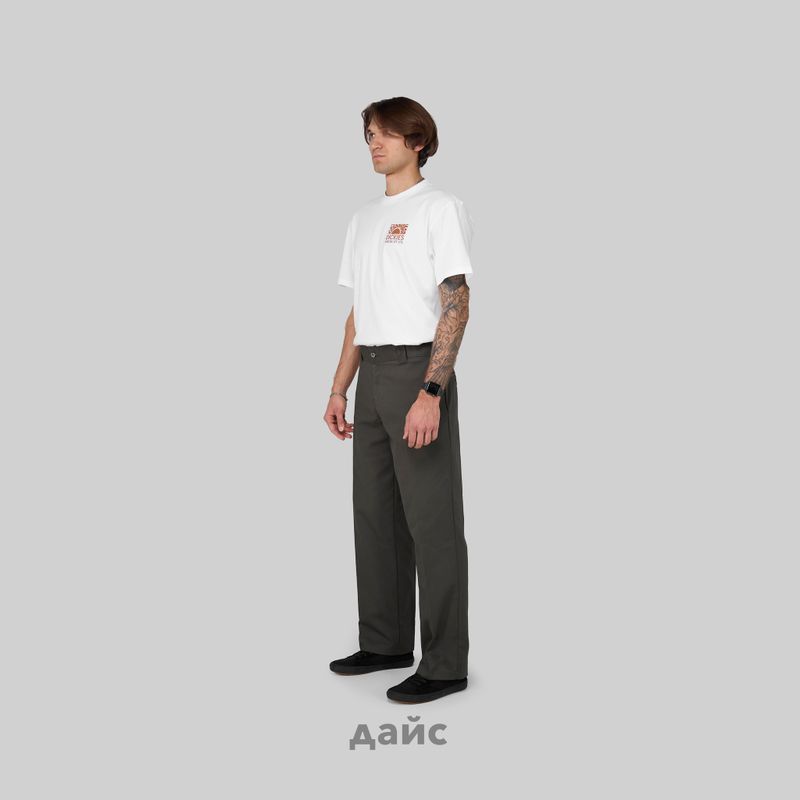 Брюки мужские Dickies Skateboarding Jamie Foy Loose Straight Twill Pants артикул:WPJ01OG - купить в магазине Дайс