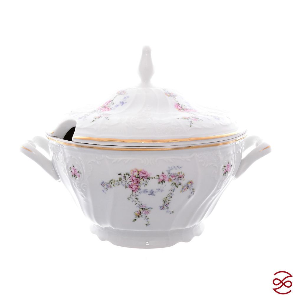 Столовый сервиз на 6 персон Bernadotte Дикая роза золото 27 предметов