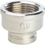Муфта редукционная STOUT SFT 0006 - 1" x 1/2" (для стальных труб, латунь никелированная)