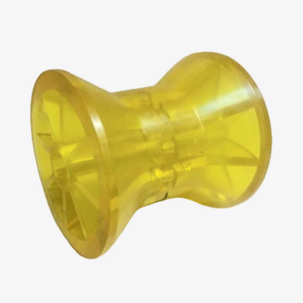 Ролик носовой L=74 мм,D=73/50/14.5 мм PVC желтый KNOTT