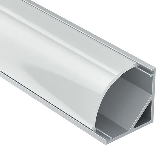 Алюминиевый профиль  накладной угловой  16x16 (Серебро, 2 м), ALM008S-2M Led Strip alm008s-2m