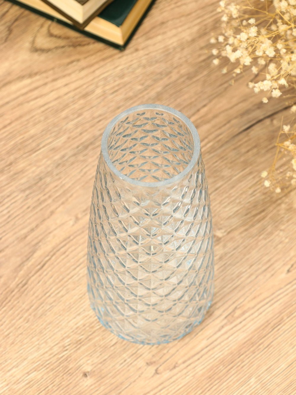 Ваза «Иви», 21.5×9.5×6.5 см, стекло, прозрачная