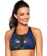 Спортивный бюстгальтер Naomi (Размер: 90F) (Цвет: черный с синим)