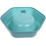 Миска пластиковая «МУРОЧКИН», цвет аквамарин, 19,5*6см 450