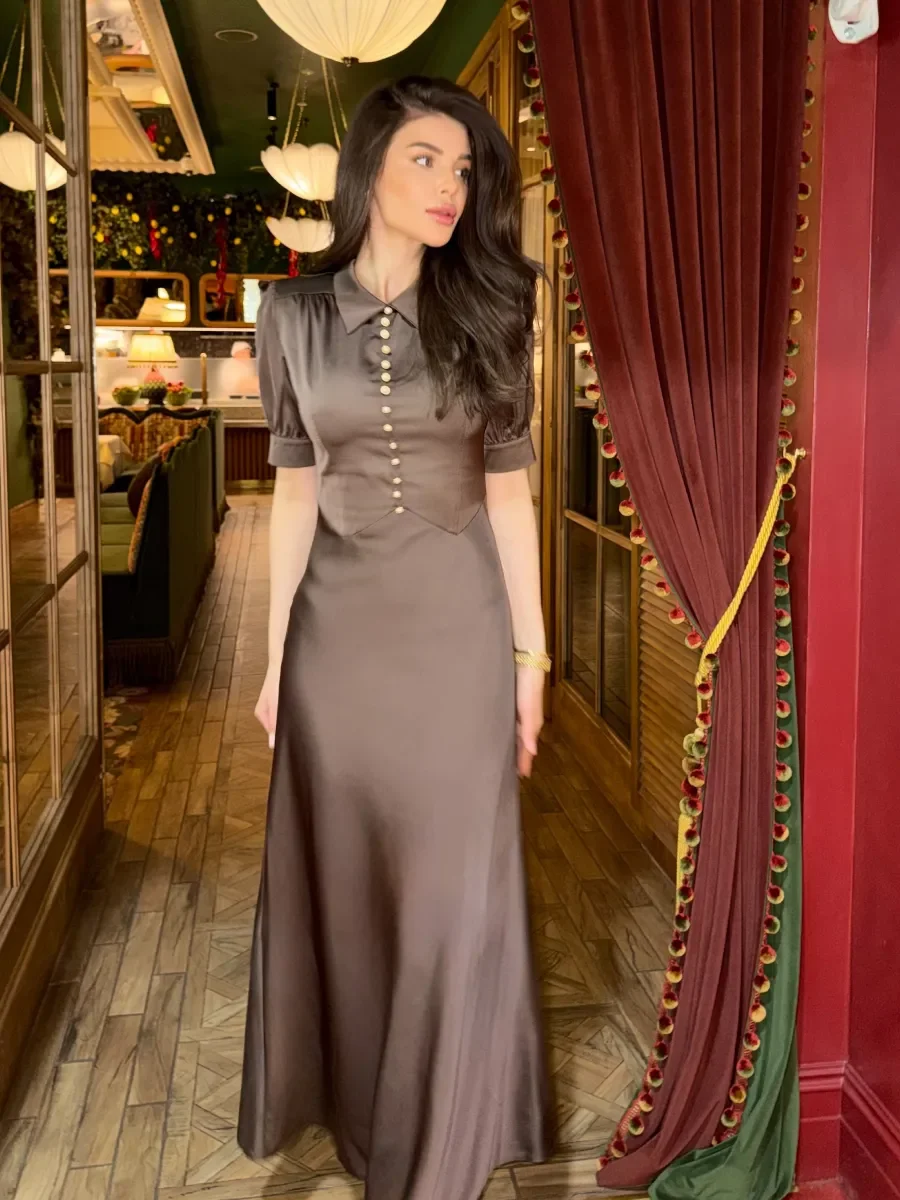 Платье Bianca, Коричневый