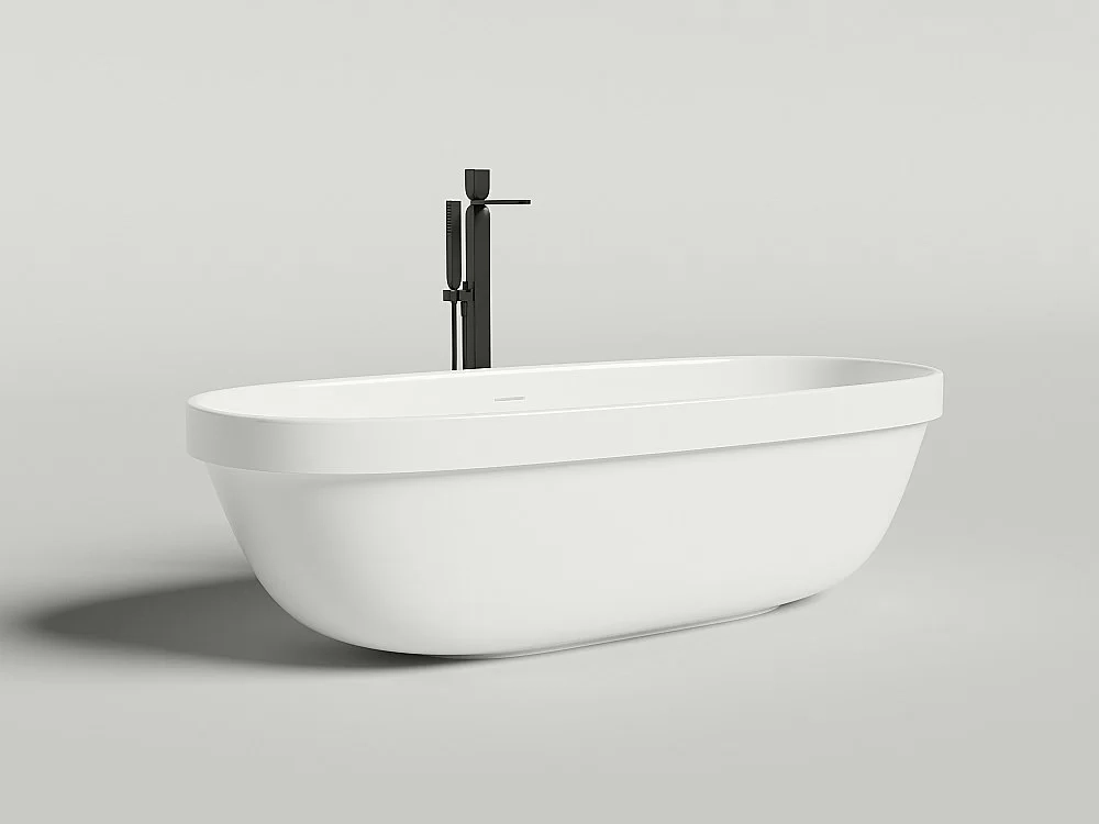 Ванна Salini Greca IN S-Stone 104821M 180x80 белая матовая
