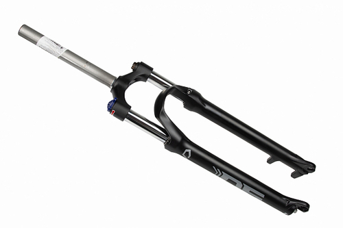 Вилка 29" 1-1/8" D6 UDING аморт. безрезьб. диск.торм., магний/алюм. черная/серая, шток 240мм