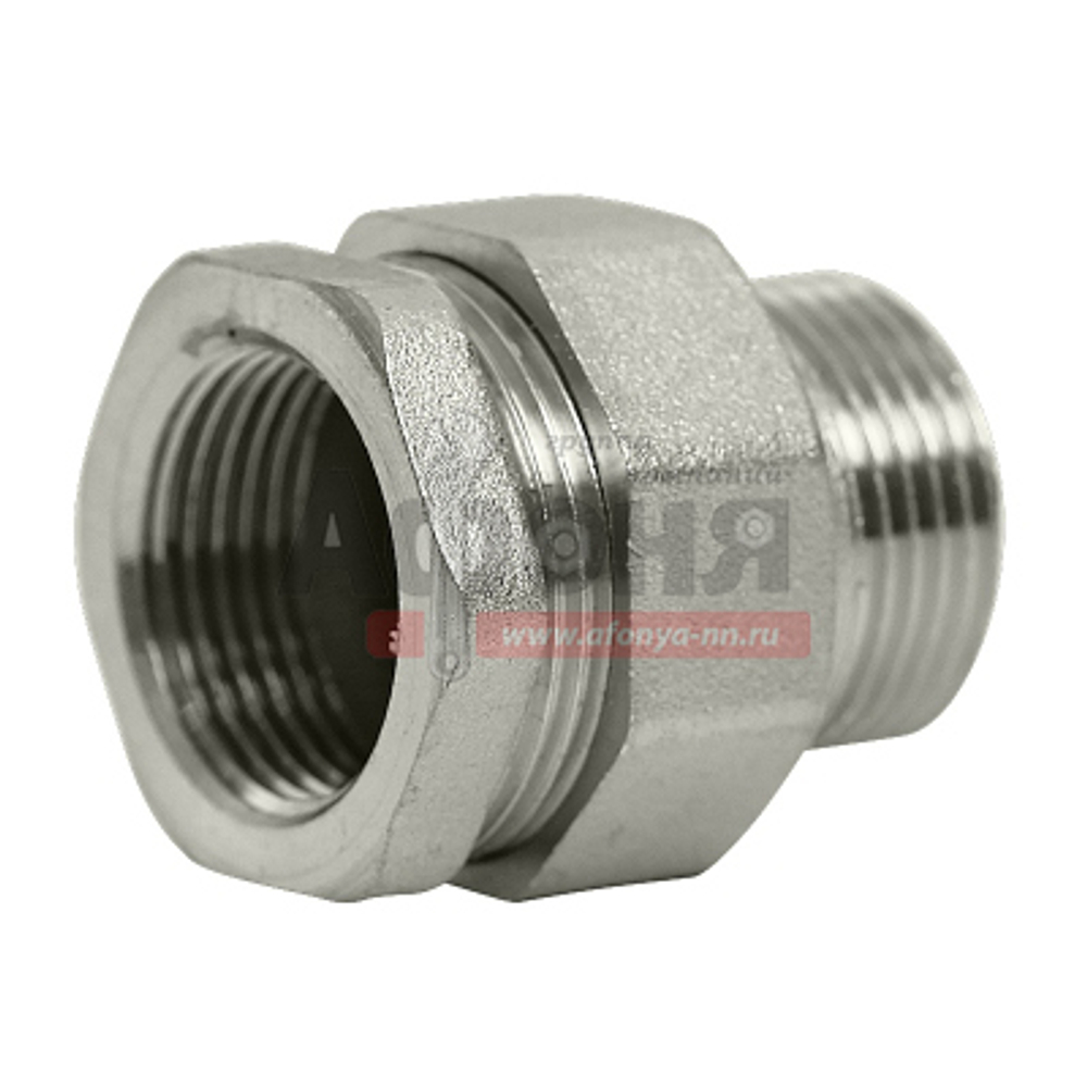 Переходник со сгоном 1'' прямой VRT®(конус) никель
