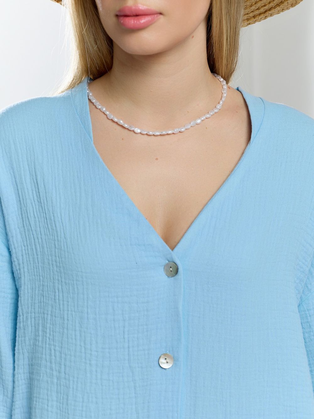 Блузка женская Асель-2 Виотекс АКВА