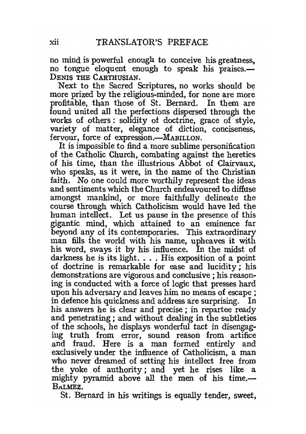 St. Bernard's sermons. On the Canticle of Canticles, Volume 1 | Bernard of Clairvaux