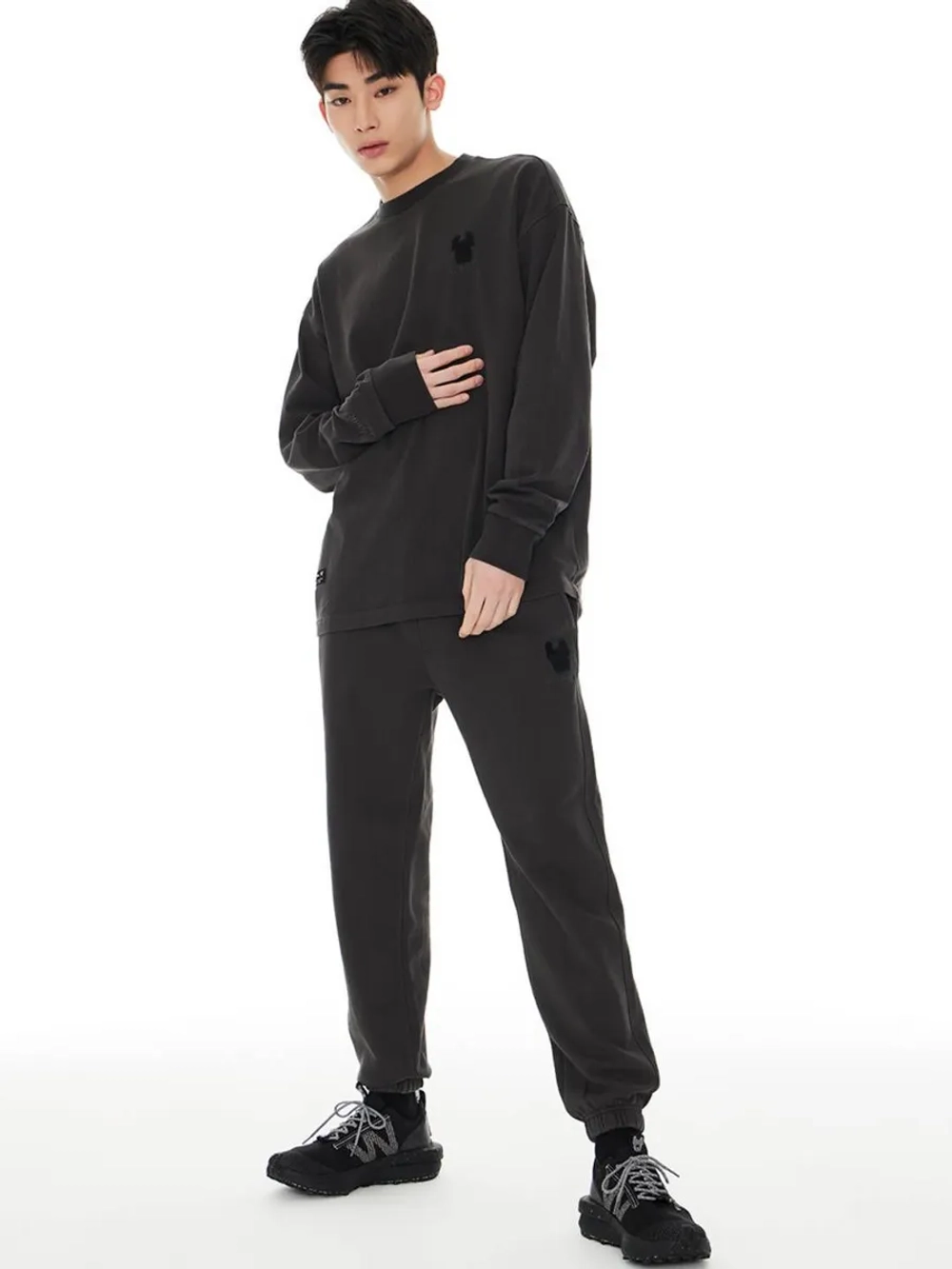 Свитшот с длинным рукавом с принтом salt washing