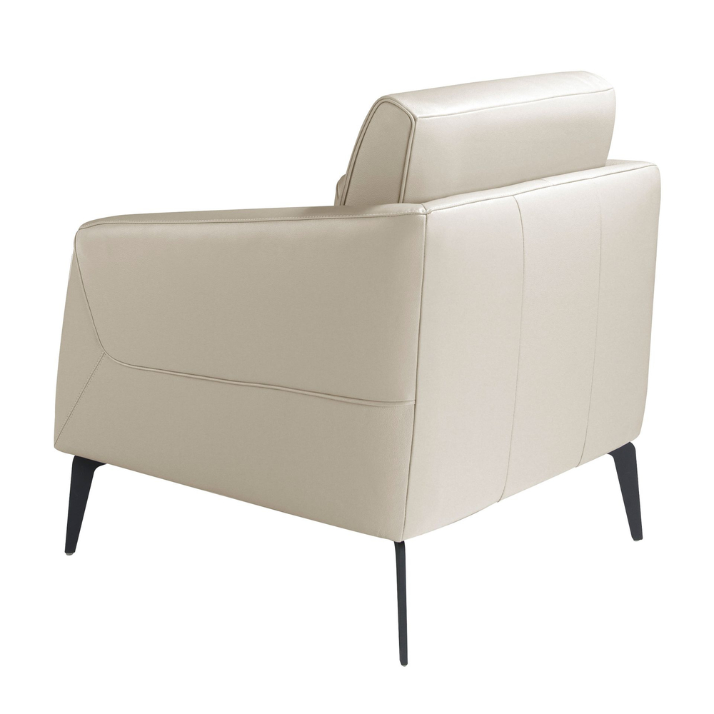 Кресло Angel Cerda 5094/KF-A051-M5652 кожаное с черными стальными ножками