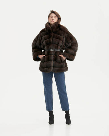 Жакет из меха соболя