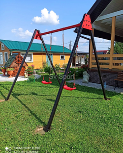 Монтаж уличных качелей Sv Sport