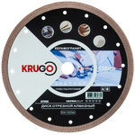 Диск алмазный Турбо ТF по керамике KRUGO 230x1,8x22,23x10mm, RTF09A