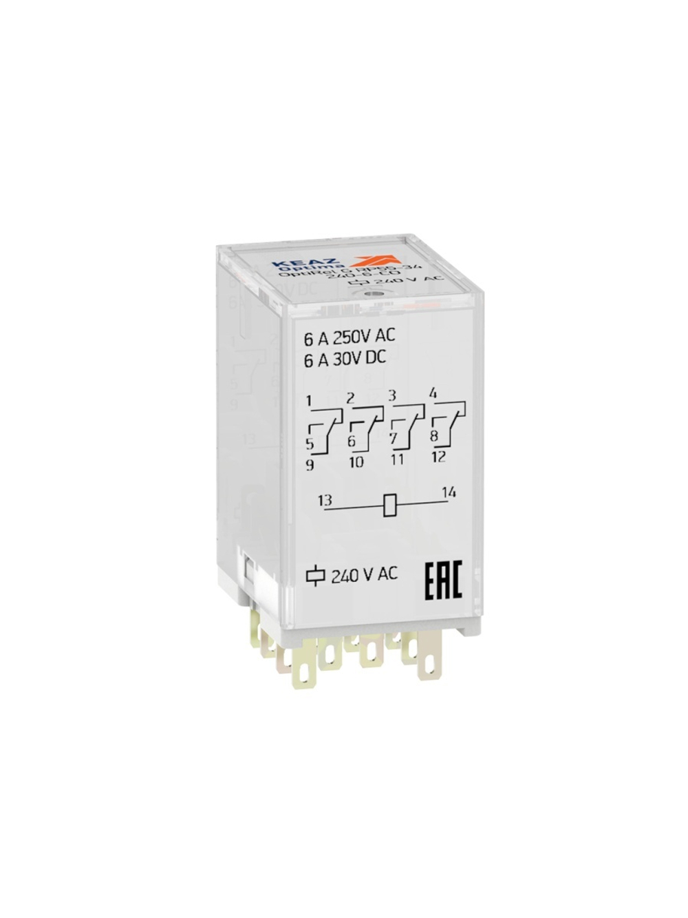 Реле промежуточное OptiRel G RP55-32-240-12-CO/TIL КЭАЗ 324479