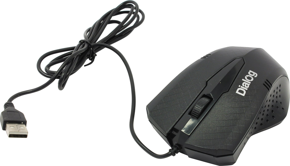 Dialog Pointer Optical Mouse &lt;MOP-09U&gt;  (RTL) USB  3btn+Roll