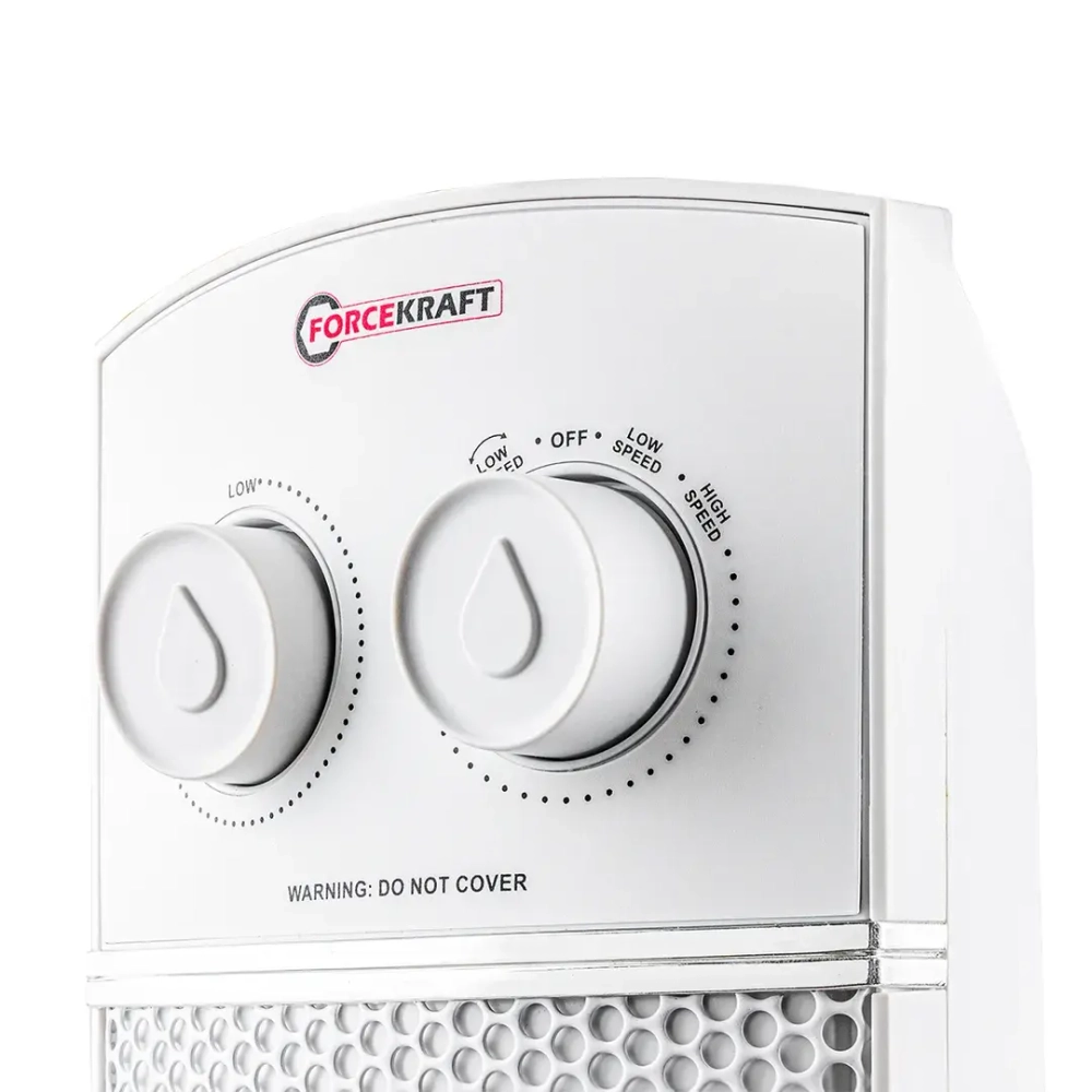 Тепловентилятор электрический поворотный(220V,2200W,S обогрева 22м?,защита от перегрева) FORCEKRAFT FK-FH15