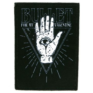 Нашивка Bullet For My Valentine рука с глазом (827)