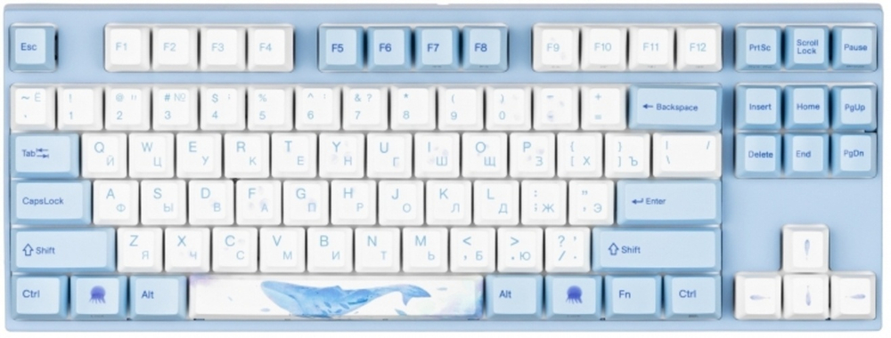 Клавиатура VARMILO VEM87 Sea Melody EC V2 Sakura A33A038A9A3A17A033 голубой
