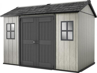 Пластиковый сарай Keter Oakland 1175SD, серый (размеры 342 х 216 см)