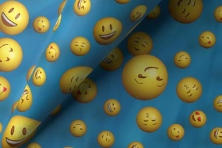 Микровелюр Smailiki 05 / Смайлики 05